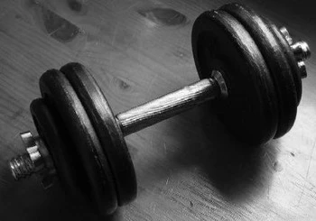 Apollo Beach gym's free weights.