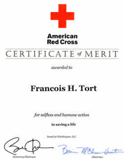 American Red Cross Certificate of Merit