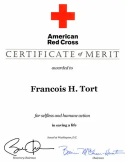 American Red Cross Certificate of Merit