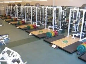 Weight room in Apollo Beach, FL.