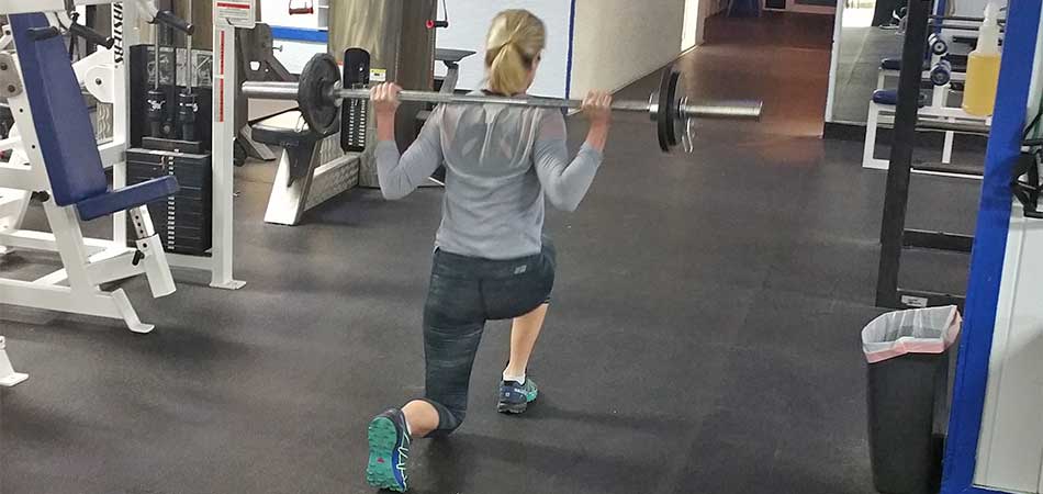 Strength and aerobic endurance training with walking lunges in Sun City Center, FL .